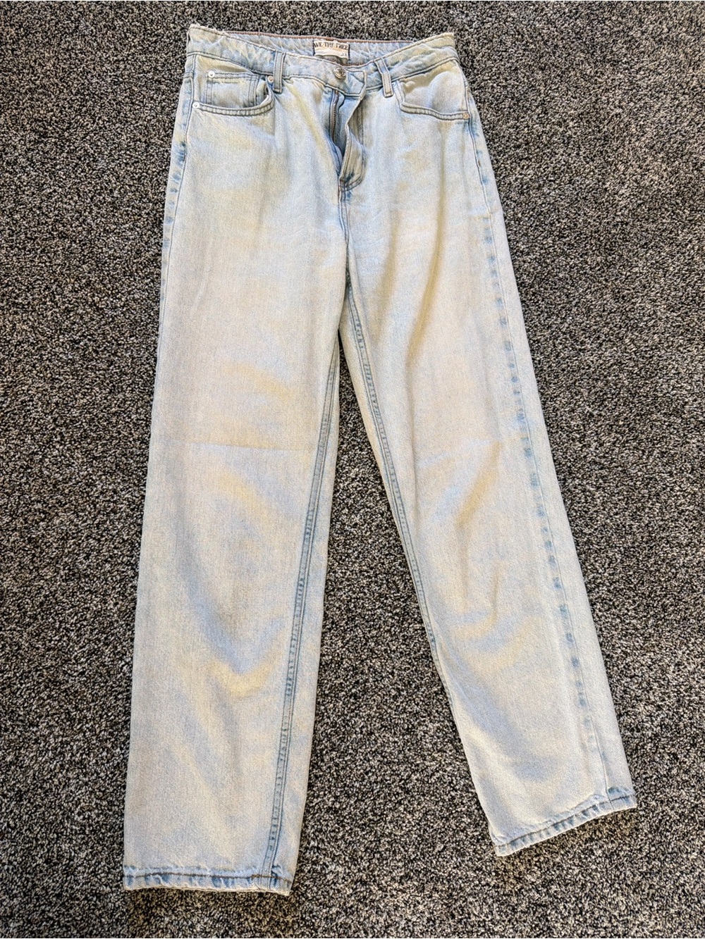 We The Free Light Blue Straight Leg Jeans